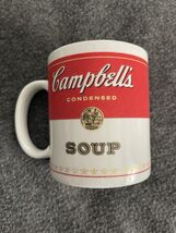 VINTAGE Campbell's Condensed Soup 12 oz Mug Iconic Logo Can Classic Artw... - $8.00