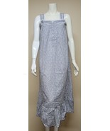 Eileen West Gray Sleeveless Lace Detail Long Ruffle Nightgown Women Size... - €43,11 EUR