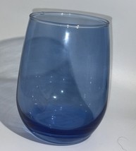 Epure Glassware 17oz Blue Wine Water Cup Glass -Brand New-SHIPS N 24 HOURS - $462.33 MXN