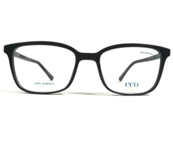 ECO Kids Eyeglasses Frames GANGES BLK Black Square Full Rim 48-17-135 - £37.22 GBP