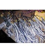 2023 MOTAR BOARD TASSLE GRADUATION NAVY LIGHT BLUE WHITE TASSEL TASSLE J... - $7.50