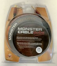 NEW Monster 600559-00 M ACST2-21A Prolink Acoustic Guitar Cable 21ft Black - £58.92 GBP