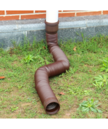 Adjustable Rain Gutter Downspout Extensions Rain water Universal Drainag... - $444.73 MXN