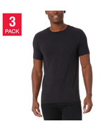 32 Degrees Men&#39;s Cool Crew Neck Tee, 3-pack - Black - Size M - £10.44 GBP