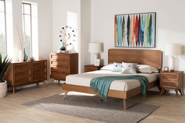 Castello Walnut Brown King Size 5-Piece Bedroom Set - $30,787.88 MXN