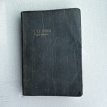 Holy Bible with Helps Mass. Bible Society Thomas Nelson &amp; Sons 1950s? - £19.61 GBP