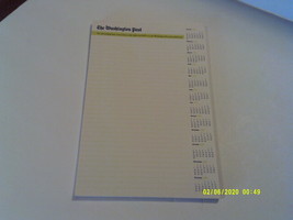 Vintage The Washington Post 1999 Advertising Promo Calendar Notepad - Rare - £11.78 GBP