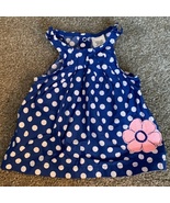Carter&#39;s Just One You Blue White Dots Dress 6M - £15.72 GBP