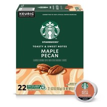 Starbucks Maple Pecan Coffee 22 to 132 Count K Cups Choose Any Size FREE... - £23.88 GBP+