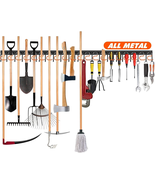 68&#39;&#39; All Metal Garden Tool Organizer Wall Mount Garage Organizers and St... - €40,08 EUR