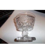Imperial Glass Footed  Dessert Dish - $475.17 MXN