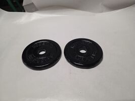 Vintage Pair of Roberts Barbell Weight Plates 5 lbs. Standard Cast Iron - $44.99