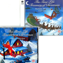 Time Life Treasury of Christmas 2 CD Bundle Holiday Memories 4 Discs Classics - £26.94 GBP