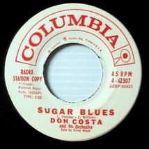 Don Costa - Flamenco Guitar / Sugar Blues [7&quot; 45 rpm Promo] Columbia 4-42307 - $5.69