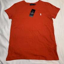 Polo Ralph Lauren Classic Red T-Shirt Small NWT Embroidered White Pony Logo - $29.99