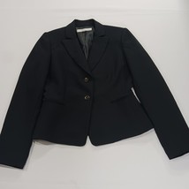 Tahari Arthur S. Levine Petite Women’s 2P Black Blazer Two-Buttons Career Work image 14