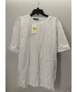 CCK Style White Side-Slit Sides Tunic 3/4 Sleeves Shirt - M/38 (22660) 8... - $32.43 CAD