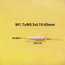 M1.7 Thread 0.5mm Carbide Ball Multi Size Contact Points For Dial Test Indicator - £12.75 GBP