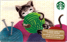Starbucks 2015 Kitten At Play Collectible Gift Card New No Value - £2.35 GBP
