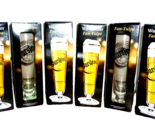 6 Warsteiner Brewery Warstein Fan Tulpe Soccer German Beer Glasses in Box - £47.41 GBP