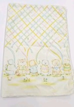 Vtg Dundee Shirt Tales Cotton Flannel Baby Receiving Blanket Hallmark Shirttails - £11.42 GBP