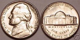 1965-P Edelstein Handgehoben Jefferson Nickel - £2.53 GBP