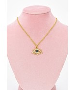 evil eye necklace - $549.28 MXN