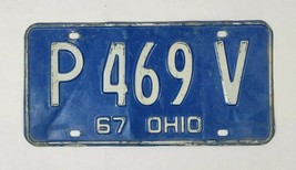 1967 Ohio License Plate P 469 V - £19.44 GBP