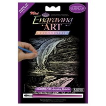 Holographic Foil Engraving Jumping Dolphin - $5.75