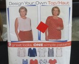 Simplicity 7034 Design Your Own Plus Size Tops Shirts Pattern - Size 26W... - $9.79