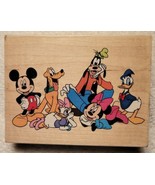 Disney Mickey Mouse And Gang Rubber Stamp, Pluto, All Night Media 540J03... - £8.74 GBP