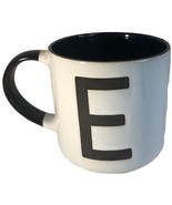 Oversized Personalize “Letter E” Ceramic Coffee Mug Cup 16 oz White-NEW-... - €21,09 EUR