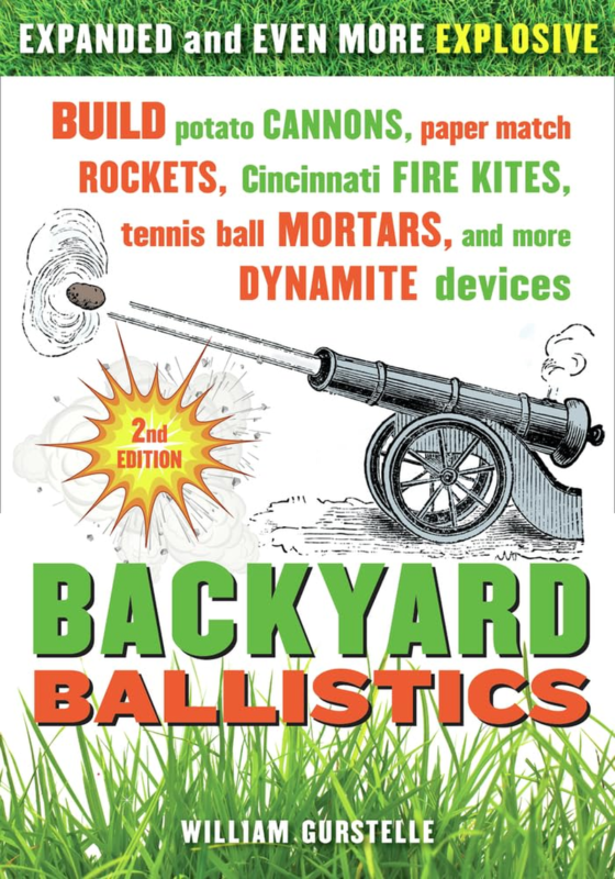 Backyrd Ballistics Pot. Cannon Paper Mtch Rockt Cinc. Fire Kite Tenis Ba... - $12.65