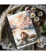 Majestic Lion Bible Cover, Religious Gift, Christian Accessory, Scriptur... - €17,48 EUR