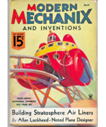 MODERN MECHANIX AND INVENTIONS V. 13, #6 (Apr. 1935) Aero-Drive Monorail... - €11,64 EUR