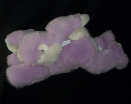 18&quot; Vintage 1988 Chrisha Playful Plush Purple Baby Bunny Stuffed Animal Toy - £28.92 GBP