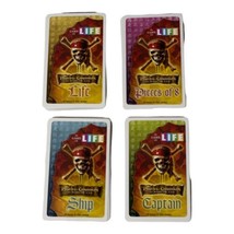 Game Parts Pieces Life Pirates Caribbean Worlds End Milton Bradley Cards Only - $3.94