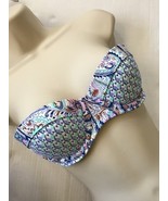 Victoria’s Secret Blue Paisley Underwire Push up Balconette Bikini top - $23.00 CAD
