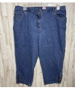 Ruby Rd Women&#39;s Plus 18W Blue Medium Wash Jean Capri&#39;s - €14,71 EUR