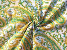 Rastogi Handicrafts Fabric 100% Pure Cotton Hand Block Printed Width - 44 Inches - £11.41 GBP+