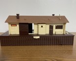 Vintage 1986 New Bright Western Train Station Railroad Building READ - £7.94 GBP
