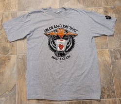 Vtg 1970s 80s Olde English 800s Liquor Brand Tiger Logo T-Shirt Single S... - $128.69