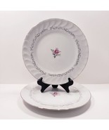Royal Swirl Fine China Japan 10.25&quot; Dinner Plate Set of 2 - £15.50 GBP