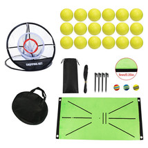 Combination B Golf Swing Trainer Chipping Net Golf Training Aids Indoor ... - $32.45