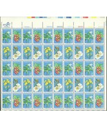 Endangered Flora, Trillium Sheet of Fifty 15 Cent Postage Stamps Scott 1... - $24.95