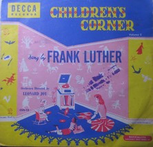 Frank Luther &amp; Leonard Joy - Children&#39;s Corner Volume 2 - Decca CUS-15 7... - $24.25