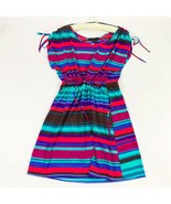 Apricot Lane Collection Colorful Striped Dress Wms Size M - $321.47 MXN