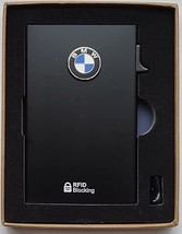 BMW 3d Logo Slim Card Minimalist Pop Up Wallet RFID Blocking With Cash Band - $38.61
