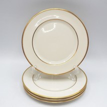 Flintridge Huntington Gold Rim Dinner China Dessert Bread Plate Set of 4... - £25.59 GBP