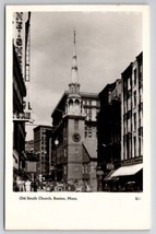 Boston Massachusetts Old South Church RPPC Postcard C26 - $9.95